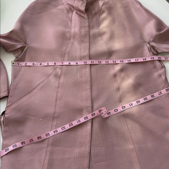 Chado Ralph Rucci Light Purple/Pink Vintage Silk Shantung Tunic M - Picture 6 of 11